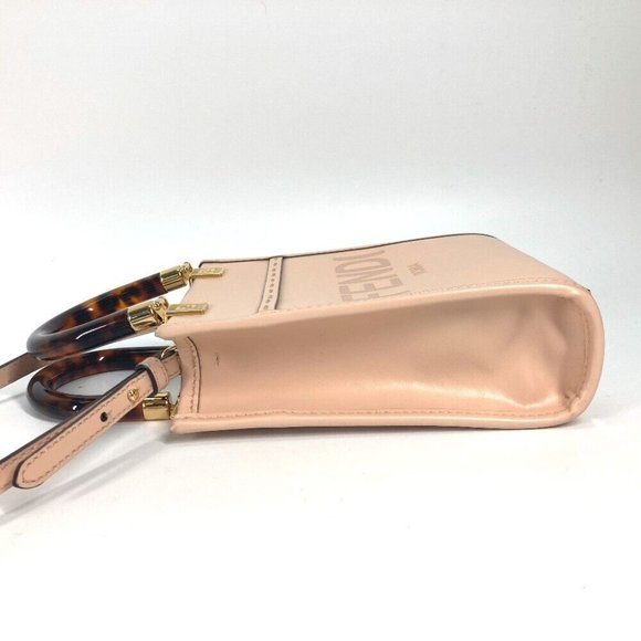 FENDI Shoulder Bag Crossbody bag Sunshine Shopper Small 2WAY Hand Bag - Picture 3 of 16